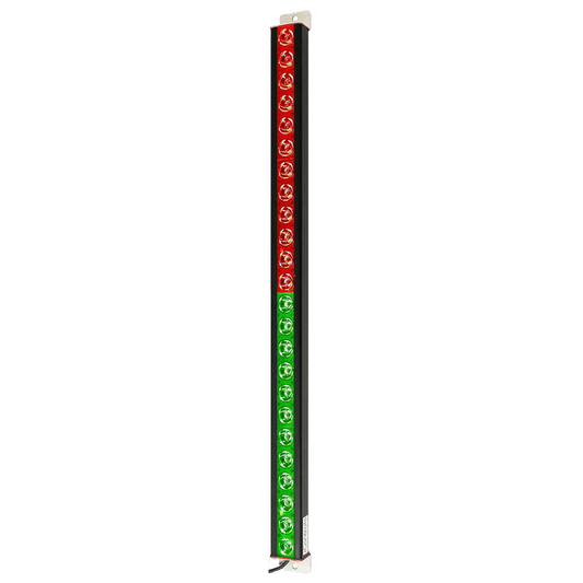 TL24-LV: Slim Red/Green LED Lights, 12-24Vac/dc, Black Body